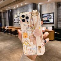 腕带四叶草滴胶手机壳苹果/11/12Ppromax/12/11PROMAX/7PLUS/P40 手腕带-四叶草 苹果12