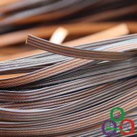 pe塑料仿藤条椅子带编织修补修复藤椅子绳子吊椅秋千修复藤手工藤 咖啡渐变色四线8毫米宽1.3毫米厚