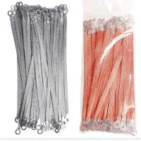 桥架接地线 跨接线桥架连接线铜包铝镀锡2.5/4/6平方铜编织带导电 铜色2.5平方-长200mm100条