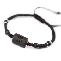 情侣款手工编织十二星座手链学生男女新款手串闺蜜款礼物饰品 天蝎座