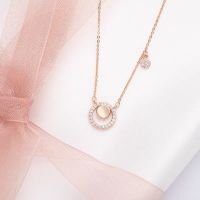 [新加坡代购]CHOMEL项链小众品牌锁骨链 圆环小圆片 生日礼物女 金色 单项链[不建议购买]