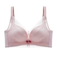 黛安芬夏透气薄款无钢圈大胸显小聚拢调整型内衣大码防下垂文胸罩 豆沙肤 75/34B