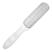 磨脚器磨脚搓脚皮神器老茧搓脚板家用修脚脚底刮脚后跟脚皮挫 普通版 430不锈钢 白色