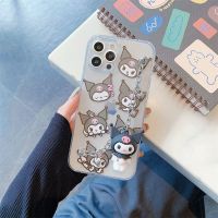 库洛米卡通链条玉桂狗挂坠苹果11/12/6/6s手机壳iPhone78Plus软壳 库洛米 带链条+公仔 华为MT