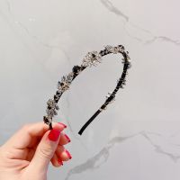 刘诗诗同款重工法式复古发箍巴洛克奢华名媛风复古气质发卡发饰女 黑钻树叶款