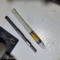 方大王电锤冲击钻头铲墙王合金凿方柄尖扁凿混凝土开槽打爆膜 永大小电镐合金凿14*280(2支)