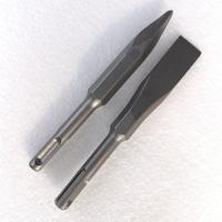 电锤钻头冲击尖扁凿套装组方柄圆柄 0810六角电镐U型加宽铲子镐钎 圆柄尖和扁*140mm各一支