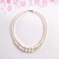 赵丽颖同款镶钻渐变多层珍珠项链 礼服配饰品旗袍多层珍珠挂件女