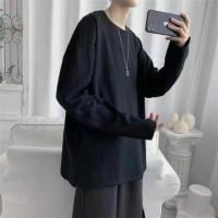 豹纹拼接外套男潮牌痞帅嘻哈情侣夹克春秋季港风宽松百搭休闲上衣 长袖[黑] M