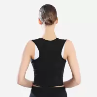 [男女同款]背揹佳防驼背矫正带背部矫正器纠正儿童驼背学生成人 (全黑) 30-45(斤)