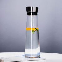 加厚北欧创意玻璃冷水壶大容量凉白开水杯家用扎壶柠檬果汁凉水壶 1300ml冷水壶