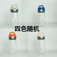 Tritan吸管软管水杯女学生韩版可爱杯子耐摔孕妇奶瓶成人少女心 480ml无图案[微薄120g] 水杯