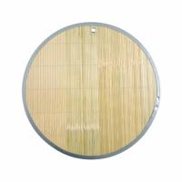 圆形竹子饺子帘家用加厚水饺盖帘垫子饺子盒小吃店饺子托盘餐垫 37cm小号