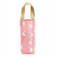 手拎水杯袋子焖烧壶套可爱卡通收纳雨伞保温杯袋子手提便携水壶袋 加厚防水款-粉色小狗 迷你款[9.5*8.5*22cm]