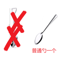 特厚不锈钢铁锹勺子家用复古创意甜品吃西瓜专用调羹可爱铲子汤匙 薄款普通勺1个(易折弯) [410优质不锈钢]-輦