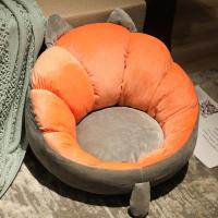 ins榻榻米日式坐墩懒人蒲团坐垫卧室家用地上飘窗地板屁垫圆垫子[9月20日发完] 猫咪 小号-45*20*8cm