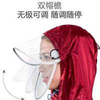 雨裤加大裤裆不蹦缝不漏农活采茶男女下半身雨裤单件户外骑行雨裤 高清通用刺毛覆膜双帽檐灰色边+魔法贴 M