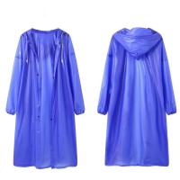 时尚防暴雨连体雨衣长款成人全身防水徒步户外加厚雨衣男女通用款 PVC长衣[无帽檐+暗扣+松紧袖口] XXL