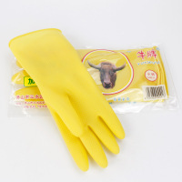 牛牌加厚牛筋乳胶洗衣家务家用洗碗橡胶胶皮手套耐用防水耐用 L 加厚牛牌3双