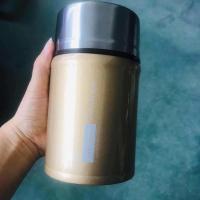 焖烧杯闷烧壶不锈钢超长保温饭盒成人焖烧粥神器保温桶汤罐可刻字 304款750ML香槟+无包