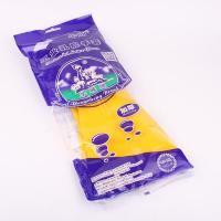 羊城牌南阳牌牛筋乳胶手套加厚男女家务洗碗防水手套工业耐酸碱胶 羊城牌牛筋乳胶手套S码 小号 一双 实用装