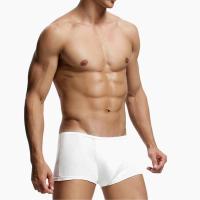 一次性内裤男女平角旅行旅游四角加厚短裤产妇月子加肥加大码裤头 白色 男大平角白-4条装 L 适合50-100斤