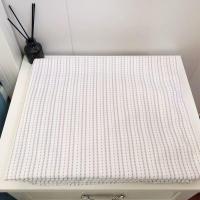 清仓处理 亲肤磨毛夏季单件双人床单 白色横道 1.3x2.0