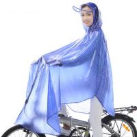 摩托车雨披男女成人单人双帽檐电瓶车骑行加大加厚透明电动车雨衣 今日特价自行车 4XL加厚