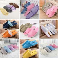 五星级一次性拖鞋居家待客男女室内家用客人秋冬棉拖鞋加厚10双装[9月13日发完] 多色 多款 男女搭配10双