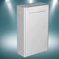 便携新品亚克力男士烟盒一键自动弹烟20支装密封防潮保鲜新奇特 银白-非自动烟盒(不建议)