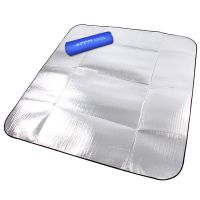 防潮垫帐篷垫折叠沙滩垫户外多人垫子防水坐垫地垫睡垫野餐垫铝膜 200x150(日常休闲防潮垫)