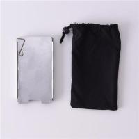 卡式炉遮风板轻折叠铝合金户外挡风板超野外炉具炉头野营装备用品 6片迷你袋装(高13.5*长43.5