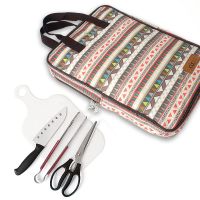 户外炊具7件套装野营厨具便携不锈钢餐具露营野餐用品烧烤工具 简易菜板5件套