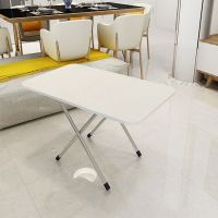 折叠桌子餐桌家用小饭桌便携式户外折叠摆摊正方形宿舍卧室简易桌 亏本款60.40高50白枫木