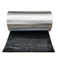 屋顶隔热棉自粘耐高温彩钢房顶楼顶阳光房保温橡塑棉隔音隔热材料 5mm厚带背胶+铝箔/1米*1米