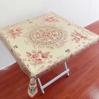 塑料PVC餐桌布防水正方桌垫茶几麻将桌台布防水防烫防油免洗家用 487A 100*100CM正方形桌布