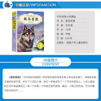 正版 孤岛苍狼 中外动物小说升级版 沈石溪动物小说单本7-8-9-12周岁儿童文学三四五六年级小学生课外书籍 安徽少年儿