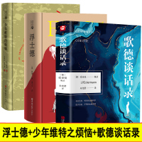 精装3册 浮士德+少年维特之烦恼+歌德谈话录朱光潜译 浮士德 书籍正版歌德原著全集全套世界名著原版无删减全译本外国文学小