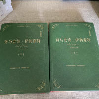 荷马史诗伊利亚特(上下册)精装正版原著全套 外国经典世界名著文学书籍书无删减版 古希腊荷马创作史诗文学作品西方的诗集