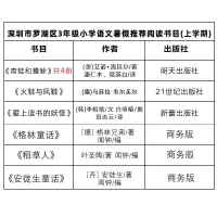 深圳罗湖区小学三年级上学期暑假推荐阅读书 全9册 青蛙和蟾蜍+火鞋与风鞋+爱上读书的妖怪 8-10小学生课外阅读书儿童文