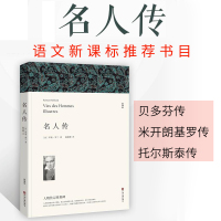 名人传书 正版 罗曼罗兰 世界希腊罗马名人传中国历史文化名人传 八年级小学生初中生课外阅读必读书籍 中国文联出版社wp