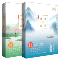 正版 唐诗素描+宋词素描 共两本 曾冬意境读本 中国古诗词鉴赏 古代诗词文学中学生小学生初中生课外读物辞典书籍L