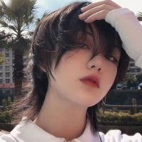 日系假发男短发狼尾鲻鱼头cos正太韩版女帅气酷短卷发自然全头套 自然黑送发网发卡