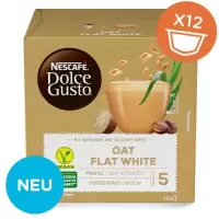 雀巢多趣酷思胶囊咖啡DOLCE GUSTO燕麦椰子杏仁风味菲拉白平白咖 燕麦奶菲拉白