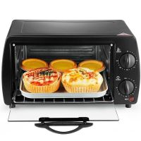智能烤箱家用烘焙迷你小型电烤箱多功能全自动蛋糕12升大容量 黑色款烤箱