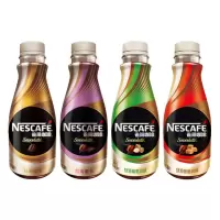 雀巢咖啡Nestle即饮咖啡提神醒脑丝滑拿铁棒果焦糖风味268ml瓶装 2瓶*丝滑摩卡