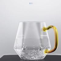 大容量德国钻石冷水壶玻璃水壶家用耐高温凉白开水杯凉水果汁扎壶 钻石杯单杯