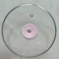 万利达养生壶玻璃盖14.5厘米内直径 粉色把手