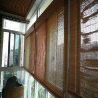 竹窗帘卷帘门帘遮阳帘阳台防蚊帘子隔断装饰办公室日式升降窗帘 特价半成品_ 联系客服定制安平米