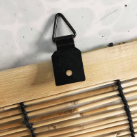 芦苇帘草帘隔断门帘苇帘草席装饰复古遮光遮阳升降竹帘窗帘卷帘 铁质挂件每套